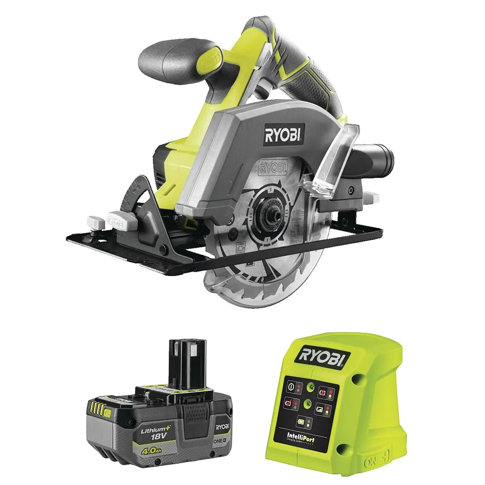 Ryobi R18CSP-0 18V ONE+ 150mm Circular Saw, 1x 4.0Ah Battery & Charger