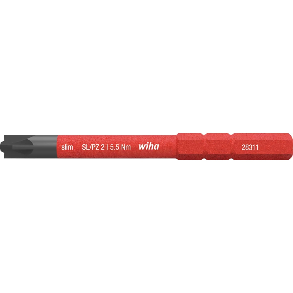 WIHA PZ2 x 75mm VDE Xeno SlimVario Screwdriver Bit - ITS