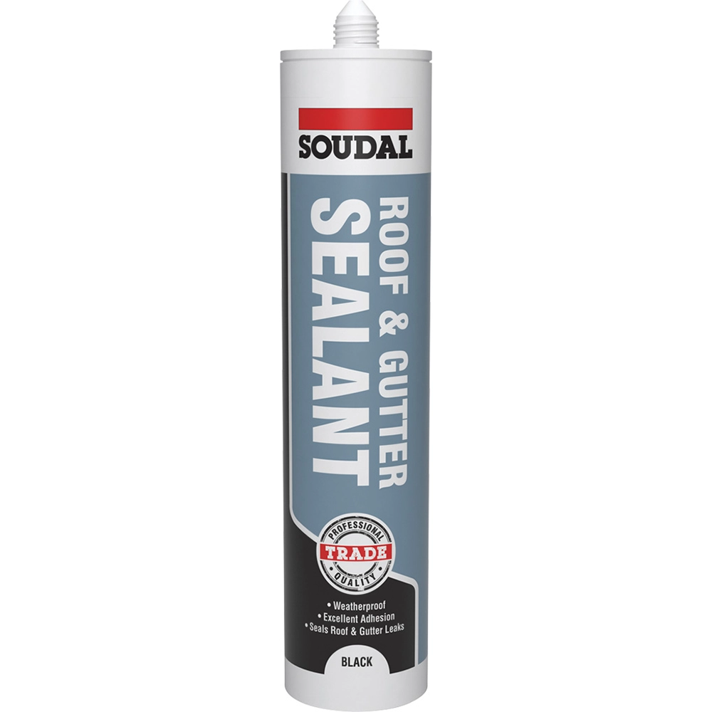 Soudal Trade Roof & Gutter Sealant Black - Box of 12