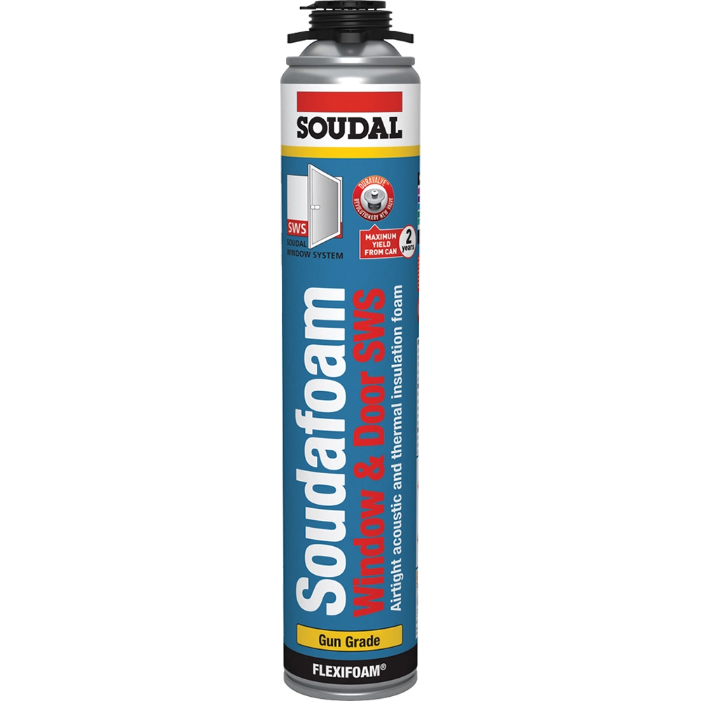 Soudal Soudafoam Gun Window & Door SWS 750ml - Box of 12