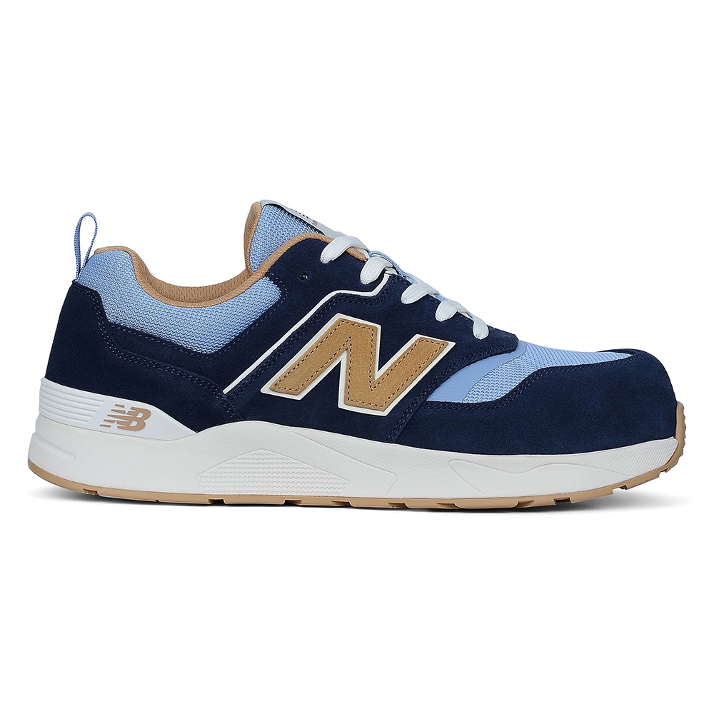 New Balance Elite Lite S1 Safety Trainers - Blue/Coffee