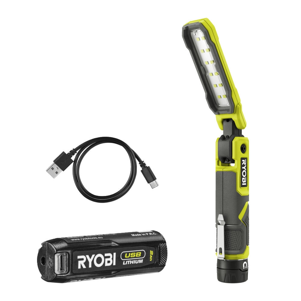 Ryobi 4V USB Torches & Lighting