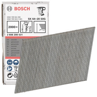 Bosch Nail Gun Nails and Accessories