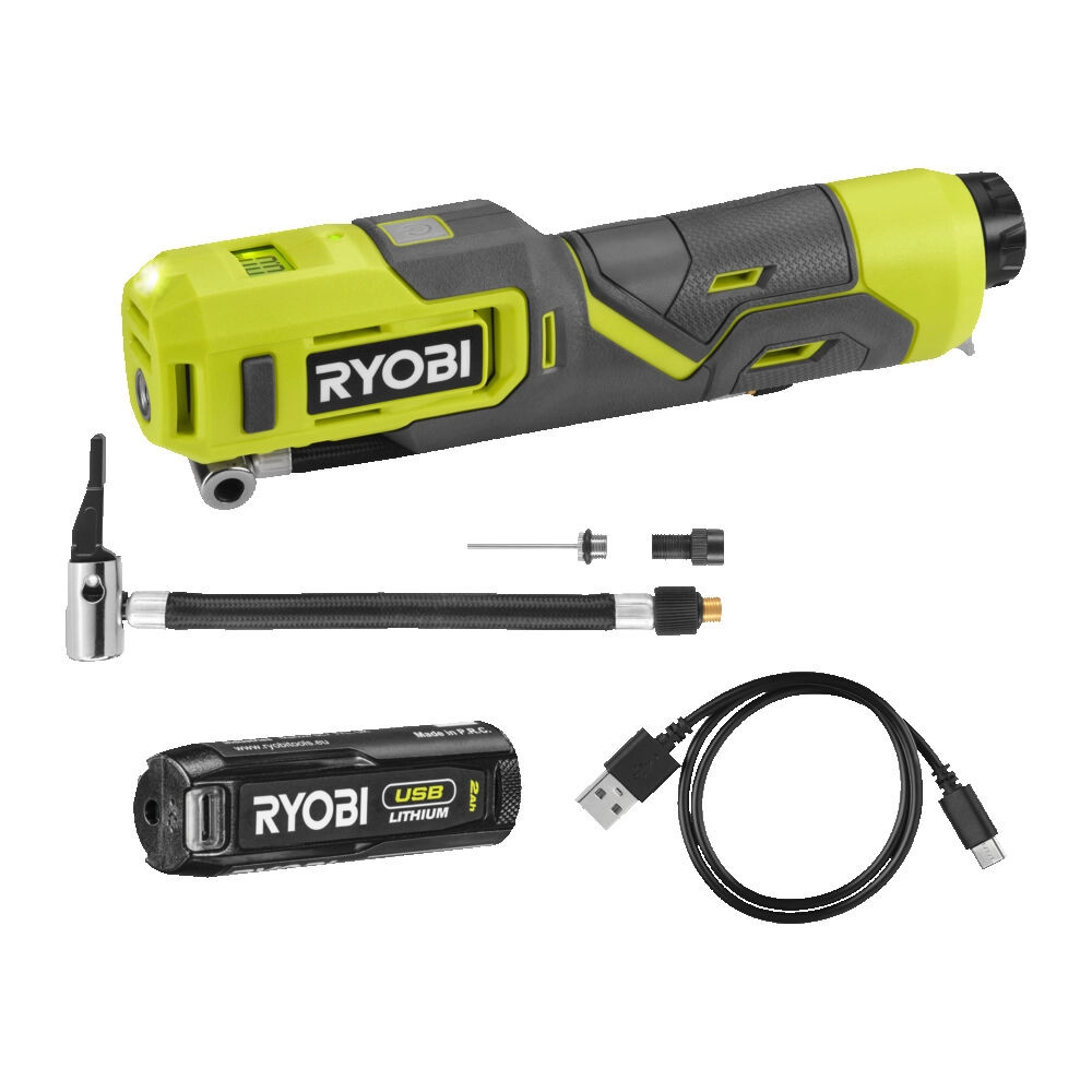Ryobi 4V USB Inflators & Pumps