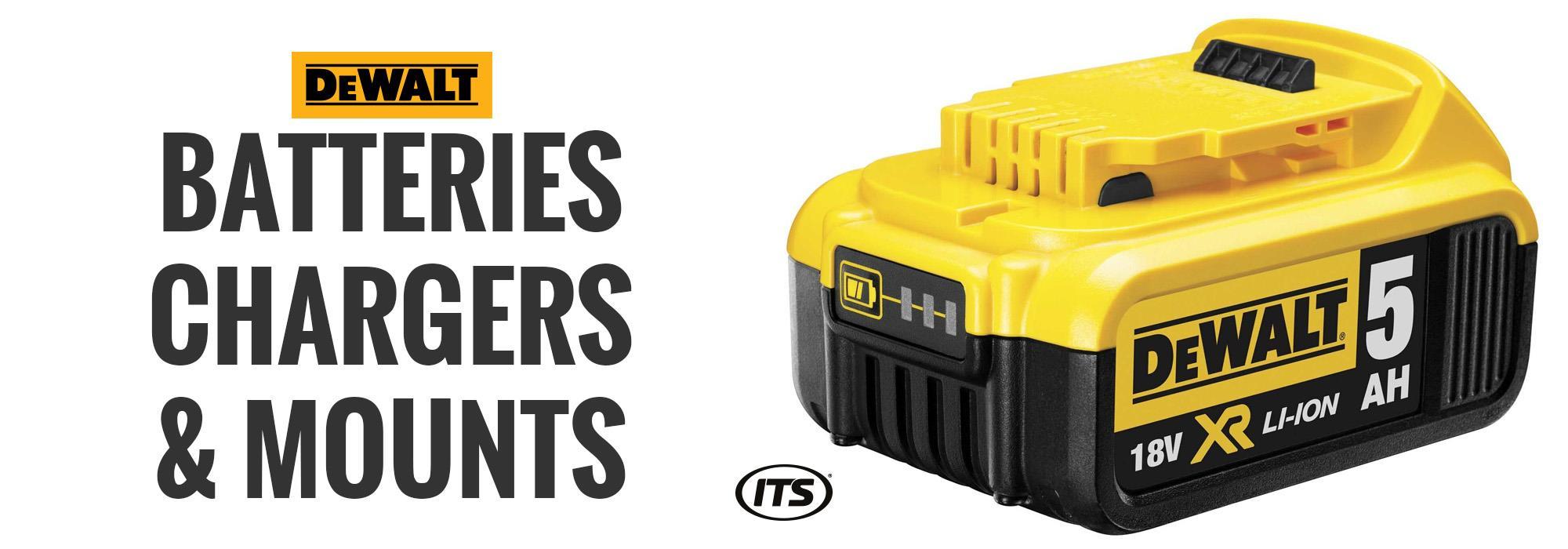 Dewalt Batteries, Chargers & Mounts