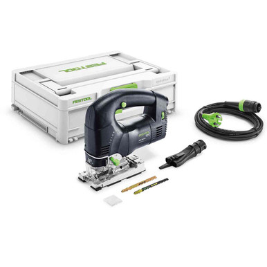 Scie Sauteuse Festool TRION PSB 300 EQ-Plus | Guidage Laser, Changement Lame Rapide, Idéale Découpe Évier