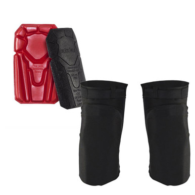 Genouillères Blaklader 40271203 – Noir/Rouge – Taille Unique – Protection Confortable Au Travail