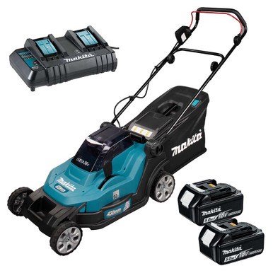 Lawn Mower Review Makita Dlm432z Review Makita DLM432CT2 36V (Twin