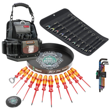 Veto Pro Pac SB-LD Hybrid Tool Bag & 37 Piece Wera Hand Tool Set - ITS