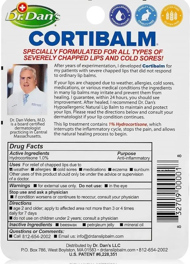 Dr. Dan's CortiBalm For Lips