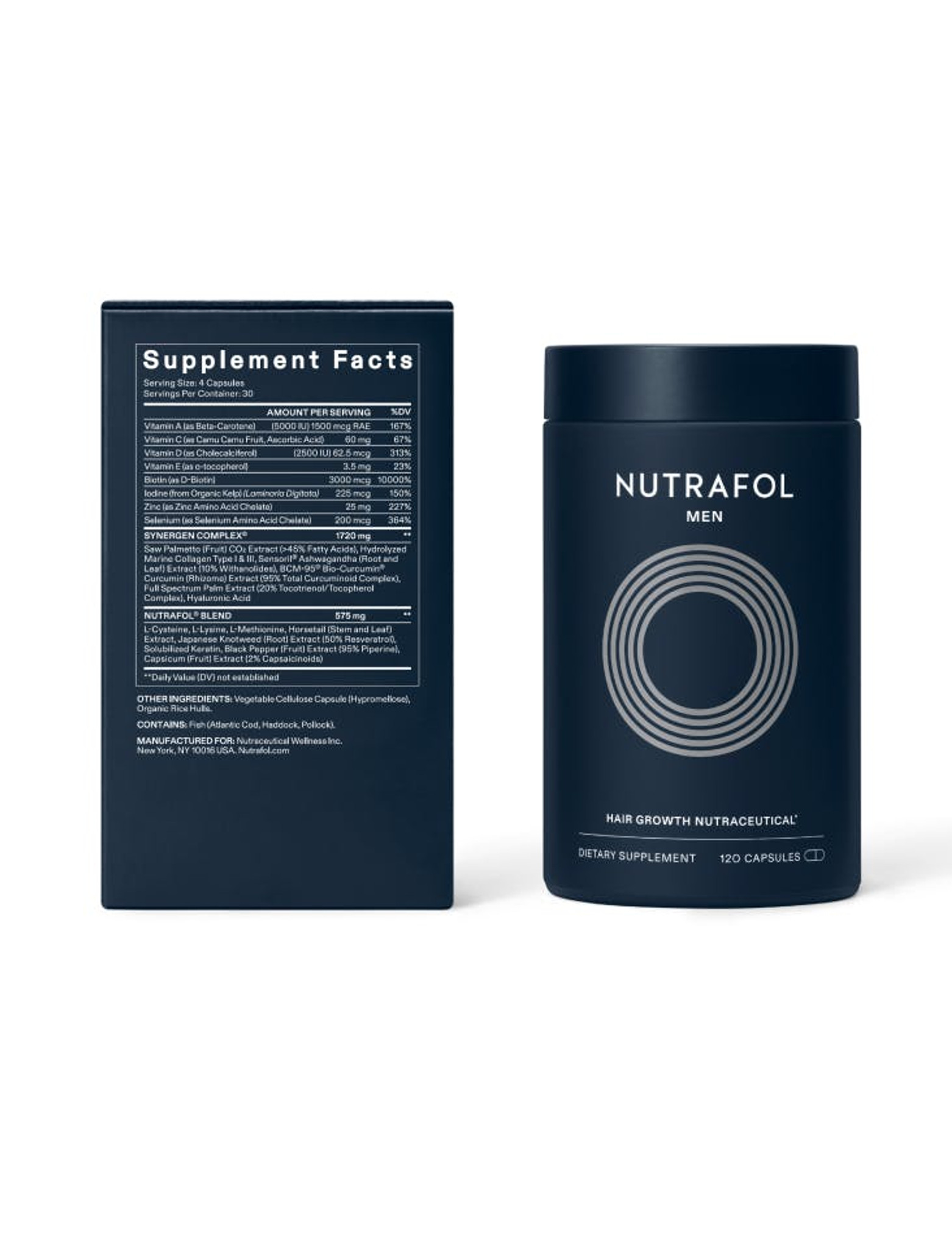 Nutrafol Men's Hair Growth Supplement | 3-Month Supply