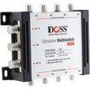 DOSS Satellite 3-IN 8-OUT Multiswitch 5-2150MHZ F-TYPE FTA