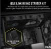 Corsair RX140 Black ICUE Link 140mm PWM Dual Fan Kit. 2x Fans, Connectors. 1 x ICUE Link Hub, 60mm Cable 90 Degress, Link Cab.