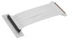 MSI MPG PCI-E 4.0 X16 RISER CABLE 180mm-White Supports ATX / M-ATX / Mini ITX, 2x USB 3.2, 1x USB-C, 1x HD Audio, 1x Mic, ATX Power Supply(NEW)