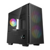 Deepcool CH360 Digital Black Micro ATX Case, Tempered Glass Window,1x USB 3.0, 1x USB-C, HD Audio, 2x 140mm ARGB and 1x 120mm ARGB Pre-installed Fans