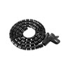 Brateck 15mm Coiled Tube Cable Sleeve 1000 × 15mm – Black