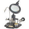 LED Magnifying lamp with third hand