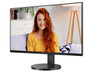 AOC 27' IPS 4K 3840 x 2160 UHD, HDR10, Speakers, Flicker FREE, HDMI 2.0 x 2, DisplayPort 1.4 x 1  black. VESA 100, Height Adjust,  Office Monitor
