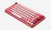 Logitech POP Keys Wireless Mechanical Keyboard With Emoji Keys - Heartbreaker Rose