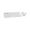 Logitech Pebble 2 Keyboard and Mouse Combo - Tonal White