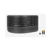 Logitech Wave Keys for Business Ergonomic Keyboard - Graphite