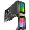 Antec RGB GPU Support Bracket, Graphics Card Holder, Addressable RGB 5V 3PIN RGB Connector. Black