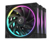 DeepCool FL12 3IN1 (3-Pack) 120mm Unique ARGB Fans, Low Noise, 4-pin PWM, Fluid Dynamic Bearing, Addressable RGB LED