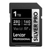 Lexar Professional SILVER PRO 1TB SDXC™ UHS-II Card 1TB—C10,  UHS-II(U3), V60,  Silver Pro, up to 280MB/s read, 160MB/s write