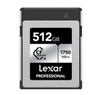 Lexar Professional CFexpress™ Type B card Silver Series 512GB—Up to 1750MB/S read, up to 1300MB/s write,minimum sustained write speed 850MB/s1