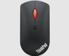 LENOVO ThinkPad Bluetooth Silent Mouse - Dual-Host Bluetooth 5.0 to Switch Between 2 Devices,DPI Adjustment: 2400, 1600, 800, 1YR Battery Life