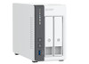 QNAP TS-216G 2-Bay NAS Storage System, 2.5GbE, Quad-Core 2.0GHz, 4GB RAM, Hot-Swappable, AI-Powered, RAID Support, USB One-Touch Backup
