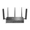 TP-Link ER706WP-4G Omada 4G+ Cat6 AX3000 Gigabit VPN Gateway with 4-Port PoE+, 574Mbps at 2.4 GHz + 2402 Mbps at 5 GHz (HE160) Wi-Fi Speed, 300 Mbps D