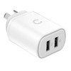 Cygnett PowerPlus 12W Dual Port (2x USB-A 12W) Wall Charger-White(CY3671PDWLCH),Small,Lightweight & Compact Design,Travel Ready, 2 Years Warranty