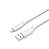 Cygnett Essentials Lightning to USB-A (2.0) Cable (1M) - White(CY4700PCCAL),2.4A/12W, 480Mbps Transfer, Fast Charge iPhone/iPad, MFi,2 Years Warranty