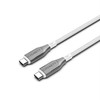 Cygnett Armoured USB-C to USB-C (2.0) Cable (3M) -White(CY4679PCTYC),5A/100W,Braided, 480Mbps Transfer,Fast Charge, Best for Laptop,5 Years Warranty