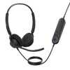 Jabra Engage 40 (Inline Link) MS Teams Dual USB-C/A Corded Headsets, Lightweight & sturdy, Double the mic, Busylight, Hearing Protection Audio Quality