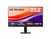 LG 23.8' IPS Full HD Monitor, 1920x1080, 120Hz refresh rate, 5ms response, sRGB 99%, HDR10, and 178° wide viewing angles for smooth, vibrant visuals