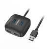 mbeat 4-Port USB 3.0 Hub - High Speed Data Transfer speed: Up to 5Gbps Compatible with USB 2.0/3.0 devices Product Weight: 95g