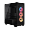 Corsair 3500X RS-R ARGB Mid-Tower PC Case - Black, E-ATX Support, Side 360mm Rad, Tempered Glass, USB-C, 2x SSD, 2x HDD, 425mm GPU, RS ARGB Fans