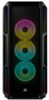 Corsair iCUE 5000T RGB ATX Mid-Tower Case, USB Type-C, 160 RGB LED, Rapid Route, Maximum Cooling, Tool Free Hinged Side Panels, Black