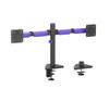 Brateck LDT89-C024 Matte Black Amethyst Articulating Gaming Dual Monitor Arm,  Fit Screen Size: 17'-32', Screen Quantity: 2 (LS)
