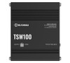 Teltonika TSW100 Industrial POE+ Ethernet Switch, 4 x PoE+ Ports, Power Up to 120W, 5 x Gigabit Ethernet with speeds up to 1000 Mbps, PSU included