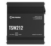 Teltonika TSW212 Managed Ethernet Switch, L2 with additional L3 Features, Supports Profinet, 8 x Gigabit Ethernet Ports, 2 x SFP Ports, PSU excluded