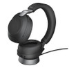 Jabra Evolve2 85 UC Stereo Black Link 380 USB-A and Charging Stand USB-A ANC Bluetooth Headset, 10-Microphone Technology, Digital Hybrid ANC