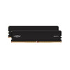 Crucial Pro 32GB (2x16GB) DDR5 UDIMM 6000MHz CL36 Black Heat Spreader