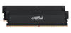 Crucial Pro 32GB (2x16GB) DDR5 UDIMM 6400MHz CL32 Black Heat Spreader Overclocking Support Intel XMP AMD Ryzen Desktop PC Gaming Memory
