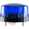12V Dc Blue Led Strobe Light Built-In Reverse Siren