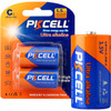 PKCELL 1.5V Ultra Alkaline C Battery 2Pk Lr14 Ultra Digital