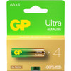 GP Gp 1.5V Ultra Alkaline Aa Battery Card Of 4