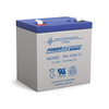 POWER SONIC 12V 5Amp Sla Battery F1 Terminal Sealed Lead Acid